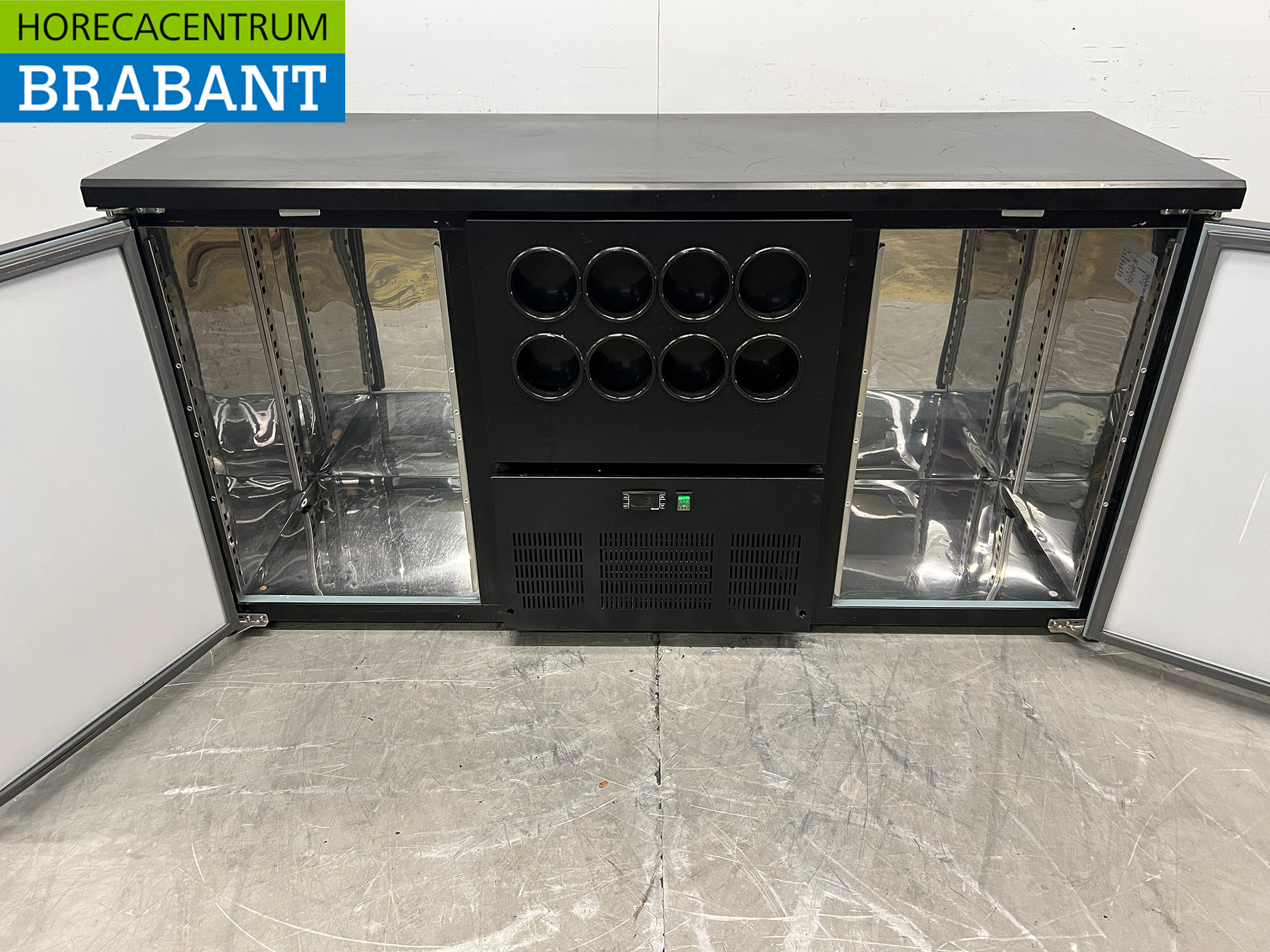 Topcold Flaschennest mit 2 Türen, 167 cm, 230 V, Gastronomie – Bild 4