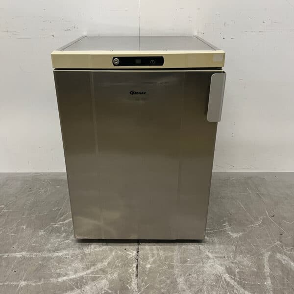 Edelstahl-Kühlschrank „Gram“, Tischmodell, 166 Liter, 230 V, Gastronomie