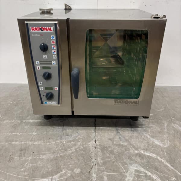 Edelstahl Rational CombiMaster Plus Kombidämpfer 6 x 1/1 GN 400 V Gastronomie