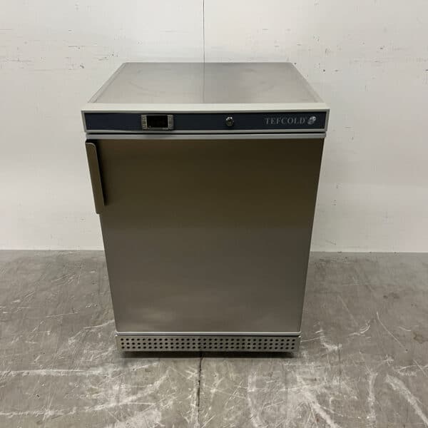 Tefcold-Gefrierschrank aus Edelstahl, 200 Liter, 230 V, für die Gastronomie