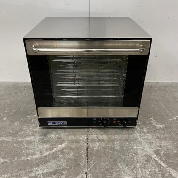 Euromax-Heißluftofen aus Edelstahl, 4 x 43/31 cm, 230 V, Gastronomie