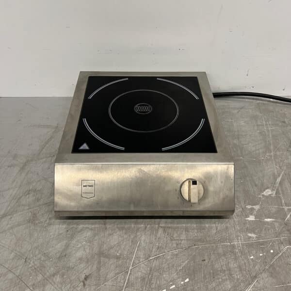 Induktionskochfeld aus Edelstahl „Metro“, 3,5 kW, 230 V, für die Gastronomie