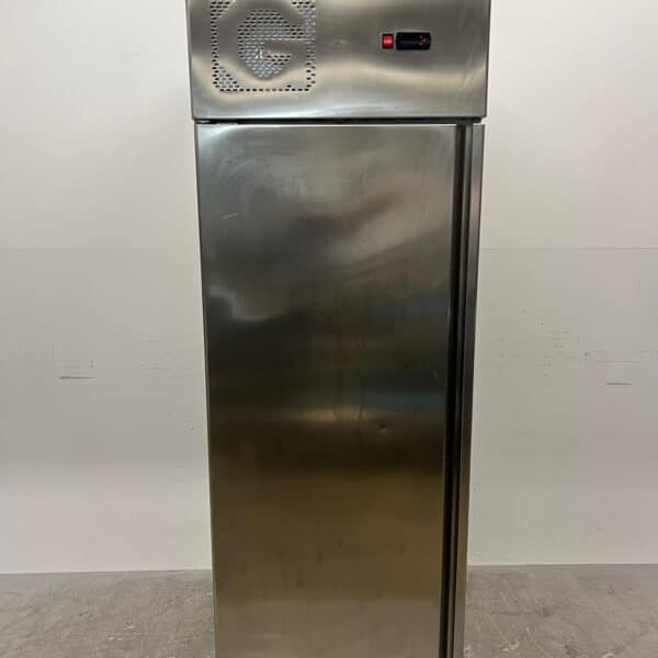 Eintüriger Edelstahl-Kühlschrank, 543 Liter, 230 V, Gastronomie