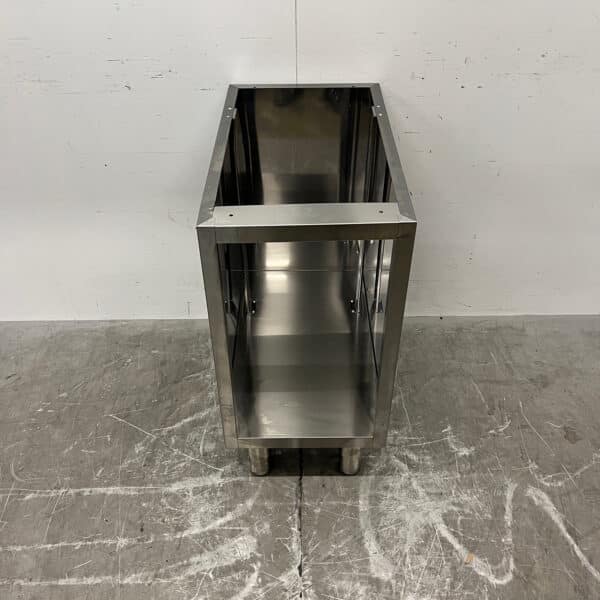 Wagen aus Edelstahl 40 cm Horeca