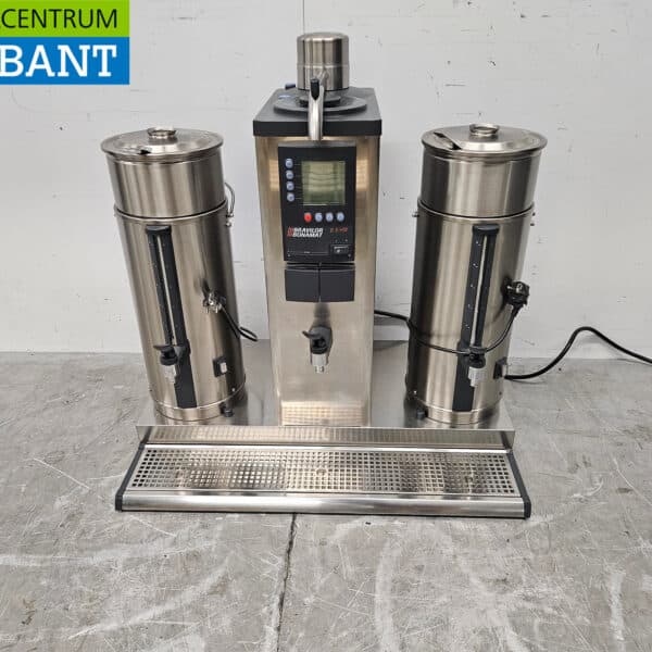 Bravilor Bonamat Percolator-Kaffeemaschine aus Edelstahl, 2 x 5 Liter, 400 V, Gastronomie