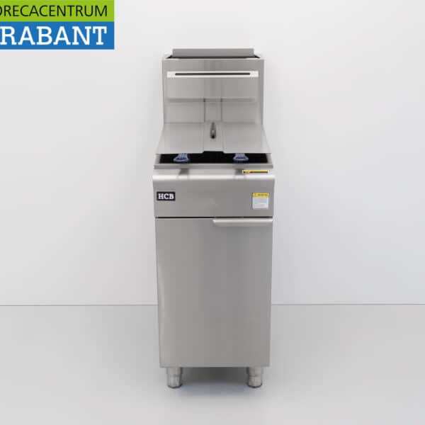 HCB Edelstahl-Fritteuse, 23 Liter, 4 Brenner, 35,2 kW, Propangas, 39,5 cm, Gastronomie