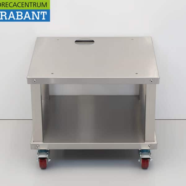HCB Edelstahl-Rolltisch 48,5 x 53 x 43,5 cm Gastronomie