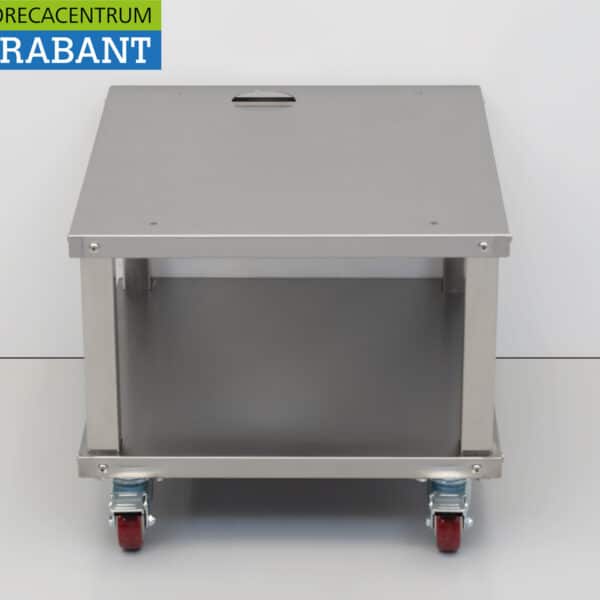 HCB Edelstahl-Rolltisch 58,5 x 53 x 43,5 cm Gastronomie