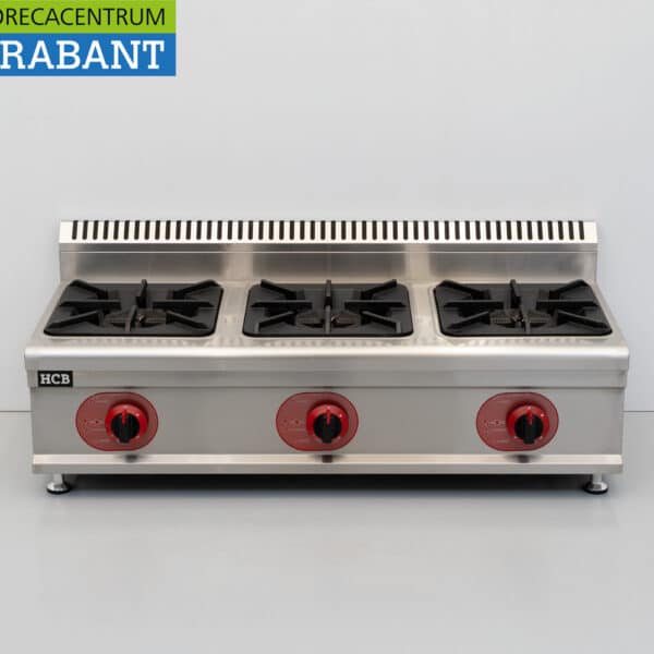 HCB 3-Flammen-Herd, Aufsatzmodell, PROPAN-Gas, 21,9 kW, 104 cm, Gastronomie