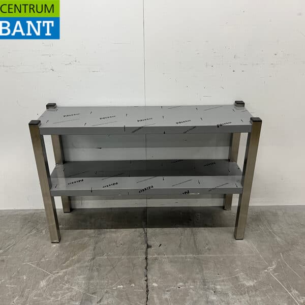 Edelstahl-Doppelregalbrücke 100 x 30 x 66,5 cm Gastronomie