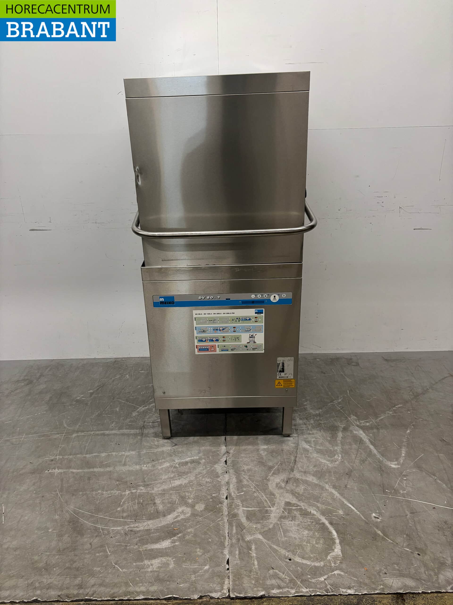 Edelstahl Meiko Durchschubspülmaschine mit Ablaufpumpe 400V Horeca