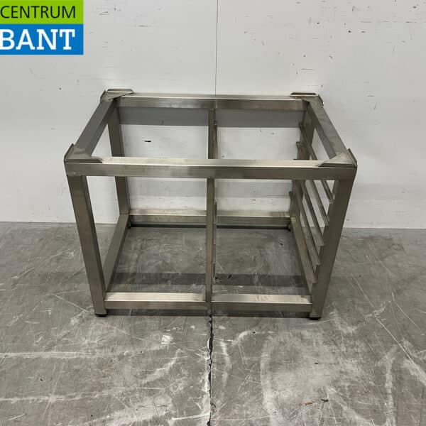 Edelstahlgestell mit Regal 77 x 53,5 x 60 cm Gastronomie