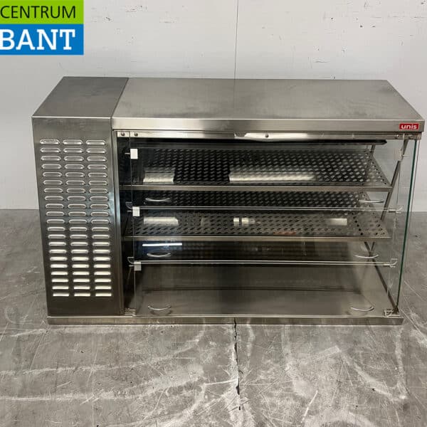 Edelstahl-Kühlvitrine „Uniscool“ für Backwaren, 121 cm, 230 V, Gastronomie
