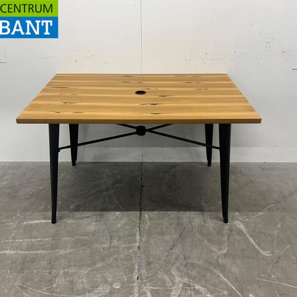 Bolero FT954 Terrassentisch, helles Holz, 120 x 76 x 76 cm, Gastronomie