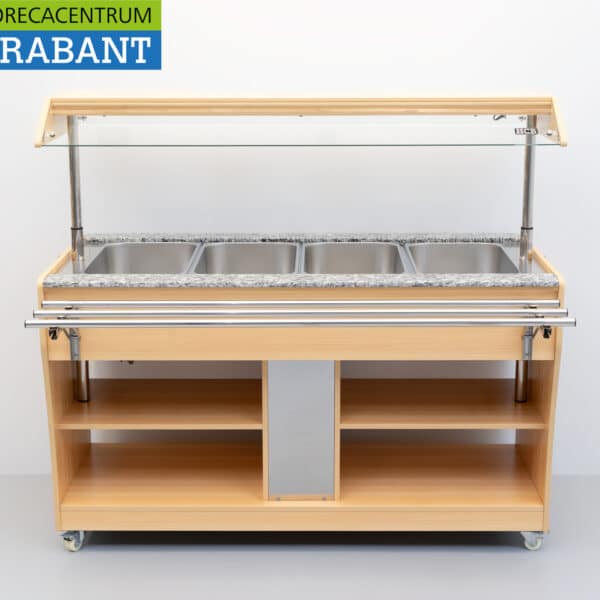 HCB Mobiles Warmhaltebuffet 4 x 1/1 GN 149,2 cm 230 V Gastronomie