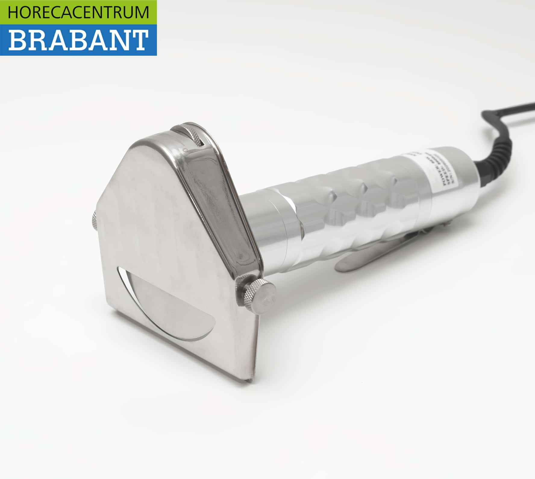 HCB Edelstahl-Elektro-Dönermesser, Kebabmesser, Gyros-Schneider mit Adapter, 230 V, Gastronomie