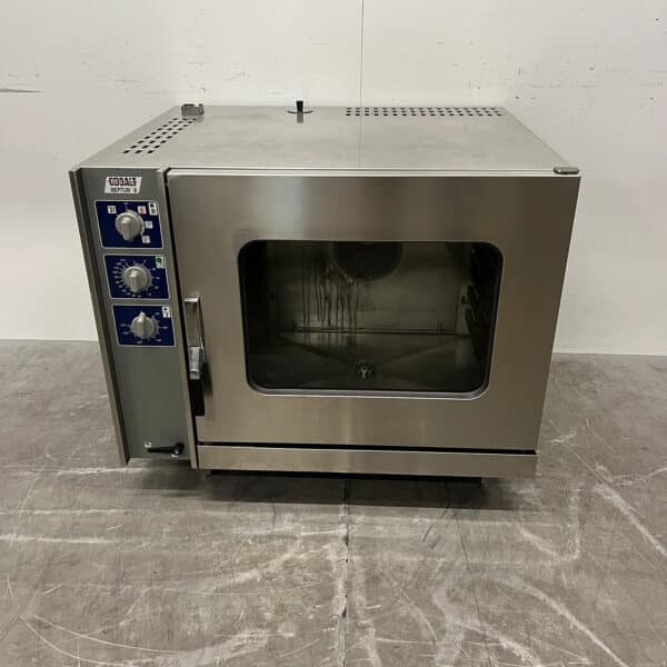 Edelstahl-Kombidämpfer „Cobalt“ mit 6 x 1/1 GN-Einsätzen, 400 V, für die Gastronomie,