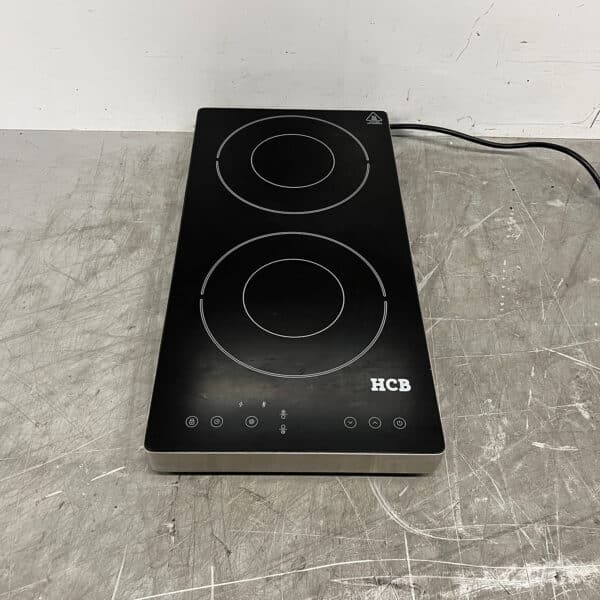 HCB RVS Induktionsherd 2 Brenner 3,5 kW 230V Horeca