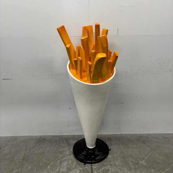 HCB Polyester Kartoffelsack Pommes Frites Tasche 150 cm Werbung Pflaster Werbung Catering Industrie