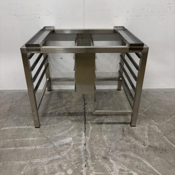 Edelstahl-Dampfgarer-Untergestell mit Einlegeboden für 9 x 1/1 GN, 89 x 82 x 90 cm, Gastronomie