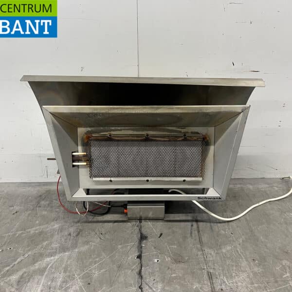 Edelstahl-Terrassenheizung „Schwank“ mit elektronischer Zündung, 230 V, für das Gastgewerbe