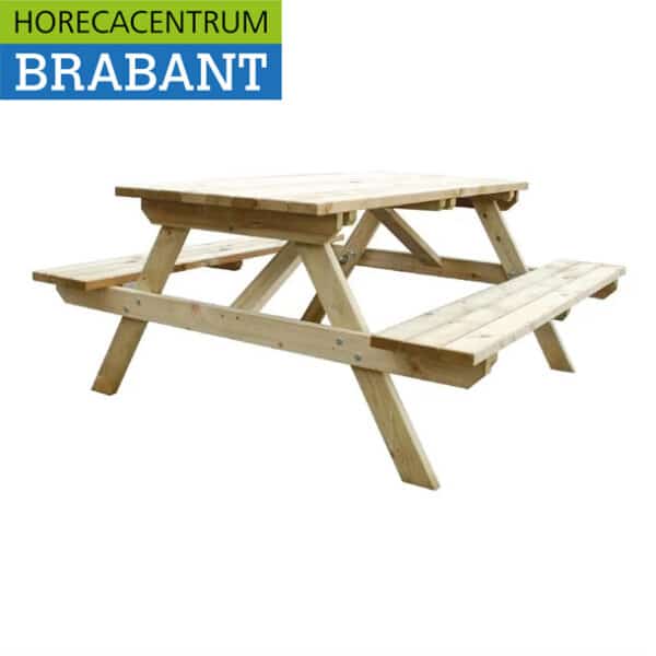 Rowlinson Picknicktisch aus Holz, Terrassentisch 150 cm, Gastronomie