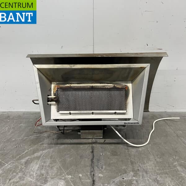 Edelstahl-Terrassenheizung „Schwank“ mit elektronischer Zündung, 230 V, für das Gastgewerbe