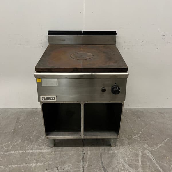 Zanussi-Kochfeld aus Edelstahl, 70 cm, GAS, Gastronomie
