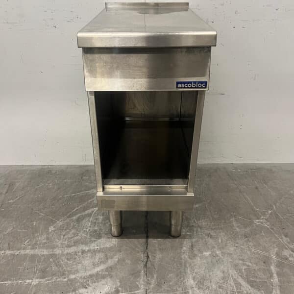 Edelstahl-Ascoblock-Arbeitsmodul, neutral, Blindmodul, 40 cm, Gastronomie