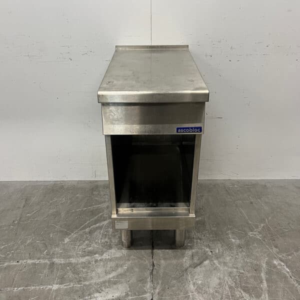 Edelstahl-Ascoblock-Arbeitsmodul, neutral, Blindmodul, 40 cm, Gastronomie
