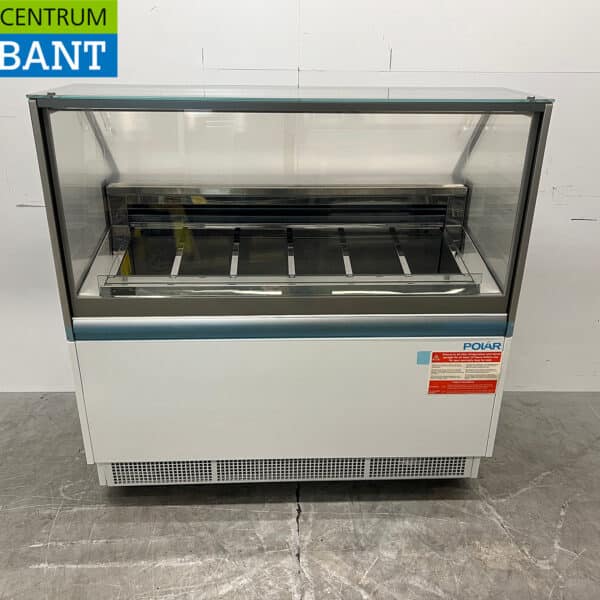 Mobile Polar UA058 Eistheke mit 6 Behältern, 230 V, Gastronomie