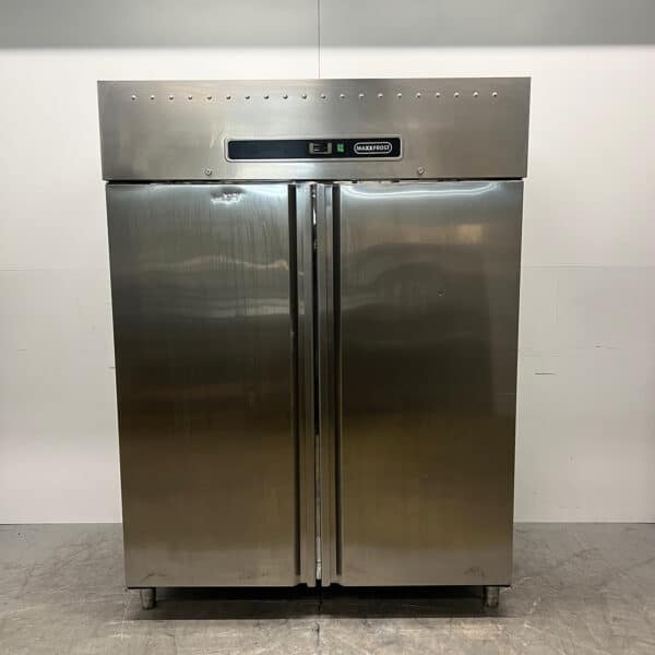 Maxxfrost Doppeltüriger Gefrierschrank aus Edelstahl 1300 Liter 230V Horeca