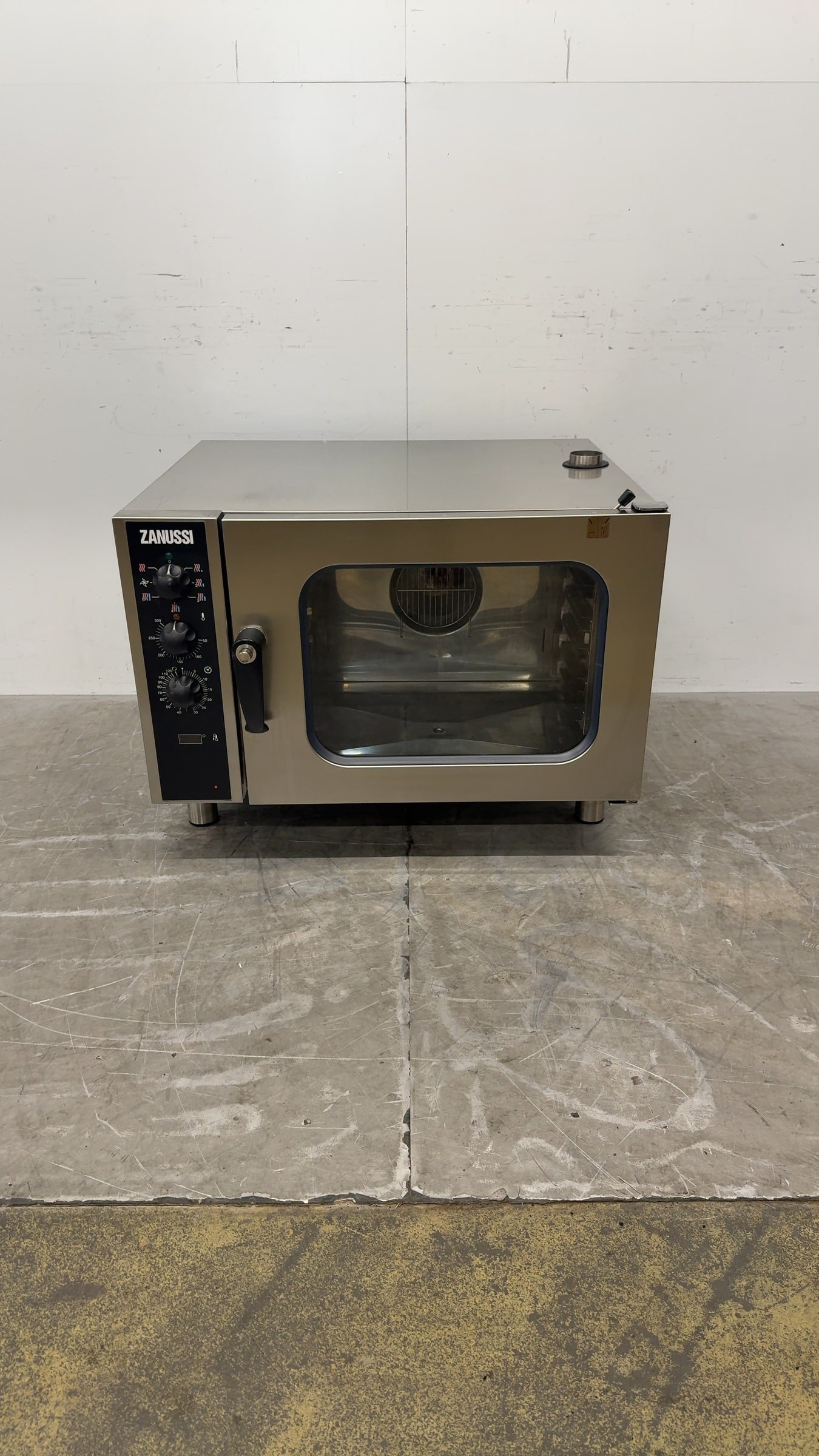 RVS Zanussi Heteluchtoven met vochtinjectie 6 x 1/1 GN 400V Horeca