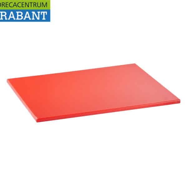 HCB Extra dickes HACCP-Schneidebrett, rot, 450 x 300 x 20 mm, Gastronomie