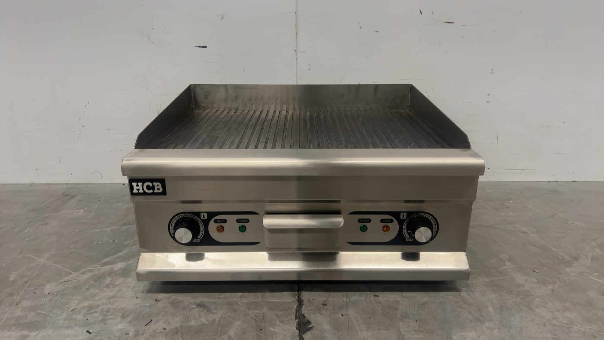 HCB-Backblech aus Edelstahl, 5 kW, 400 V, 60 x 52 x 31 cm, Gastronomie