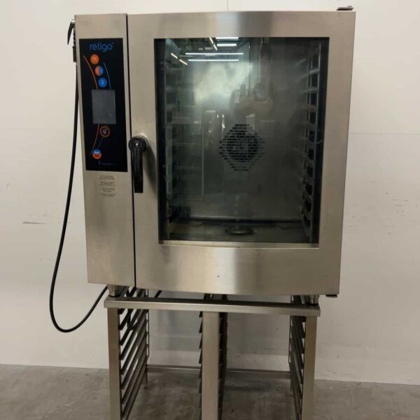 Edelstahl Retigo B 1011 i Kombidämpfer 11 x GN 1/1 400 V 94 x 78 x 174,5 cm Gastronomie