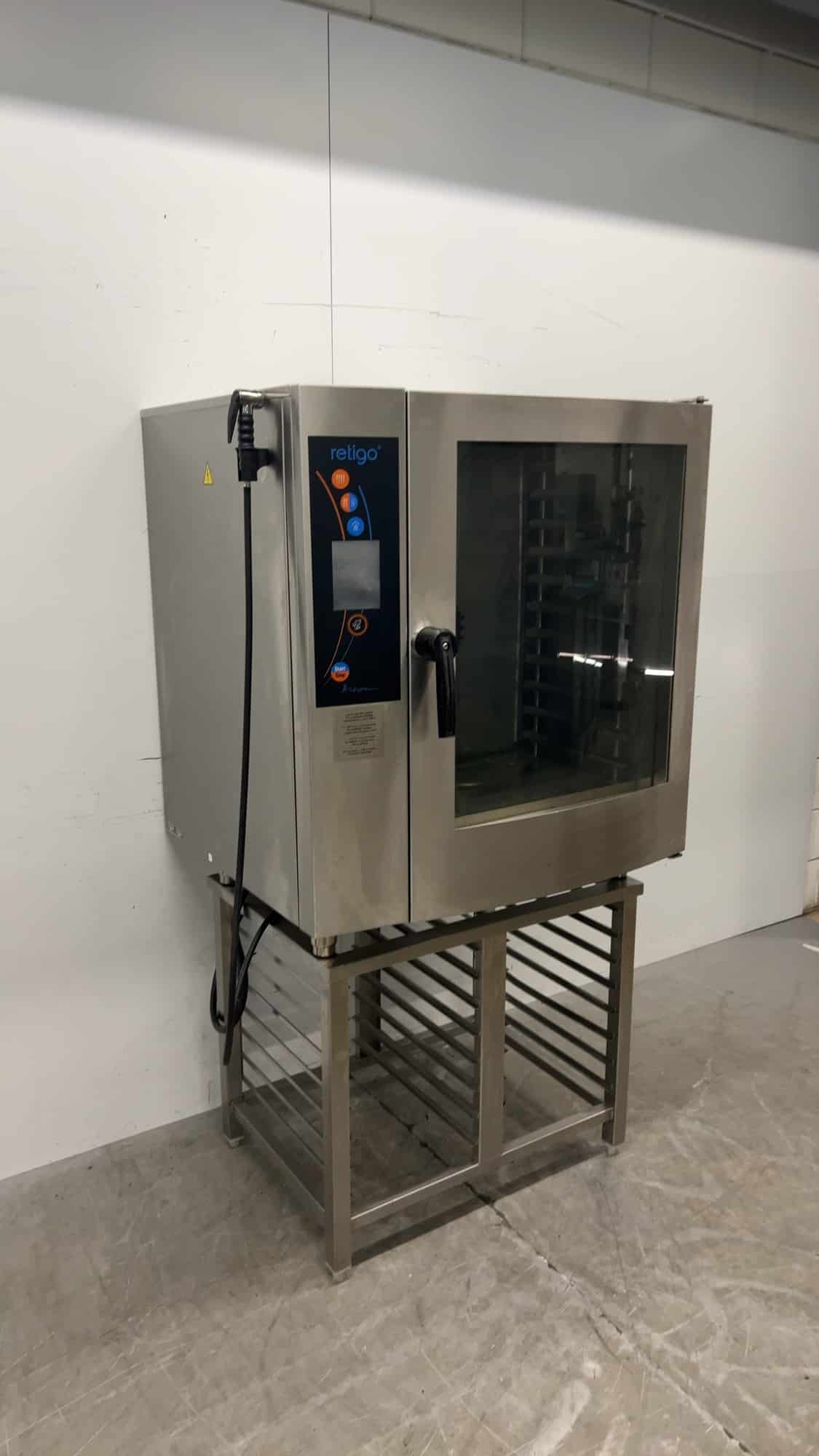 Edelstahl Retigo B 1011 i Kombidämpfer 11 x GN 1/1 400 V 94 x 78 x 174,5 cm Gastronomie